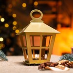 подсвечник 730-085 цв.золотой