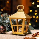 Подсвечник Фонарь новогодний , металл 730-085 - фото 110580