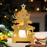 новогоднее украшение стола