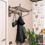 Вешалка настенная металлическая