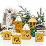 большой набор подсвечников на новый год