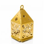 праздничный подсвечник золото