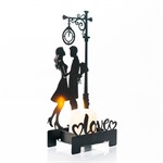 металлический подсвечник