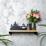 полка металлическая