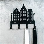 ключница металлическая 4 крючка