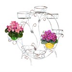 Подставка для цветов на подоконник HiTSAD 14-908 цвет белый с золотом 14-908 - фото 111327