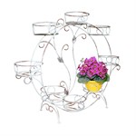 Подставка для цветов на подоконник HiTSAD 14-908 цвет белый с золотом 14-908 - фото 111328