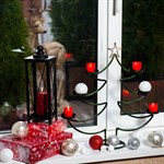 Подсвечник новогодний для 6 свечей 217-10-B металлический 217-10-B - фото 111925