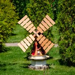 Декоративная мельница для сада F03027 - фото 112014