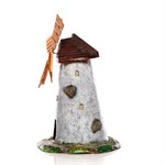 Мельница ветряная декоративная U07527 высота 107см стеклопластик и дерево U07527 - фото 112055