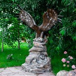 Фонтан уличный садовый Орел U07667 стеклопластик, высота 180 см U07667 - фото 112119