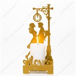 декор настольный в золотом цвете