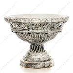 Вазон садово-парковый U07929-WP стеклопластик под патину h=76 см U07929-WP - фото 112458