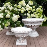 Вазон садово-парковый U07929-WP стеклопластик под патину h=76 см U07929-WP - фото 112464