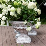 Вазон садово-парковый U07929-WP стеклопластик под патину h=76 см U07929-WP - фото 112470