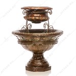 Вазон уличный Чаша под бронзу US07929 высота 76см стеклопластик US07929 - фото 112475