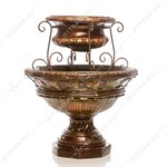 Вазон уличный Чаша под бронзу US07929 высота 76см стеклопластик US07929 - фото 112477
