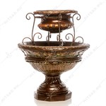 Вазон уличный Чаша под бронзу US07929 высота 76см стеклопластик US07929 - фото 112479