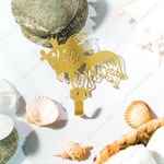 вешалка золотая рыбка