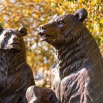 Садовая фигура Медведь большой U07616 стеклопластик h=215см U07616 - фото 113000