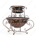 вазон US09394T цв. под бронзу вазон US09394T цв. под бронзу