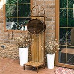 Умывальник РЕТРО 59-254 из дерева и металла 59-254 - фото 113492