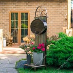 Умывальник РЕТРО 59-254 из дерева и металла 59-254 - фото 113503