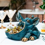 конфетница кабан цв.синий