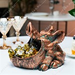 конфетница кабан цв.бронза