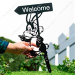 металлическая садовая фигура