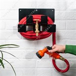 на стену для шланга и водоснабжения