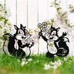 металлические фигуры животных