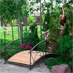 Садовый  мостик с 6 фонарями 860-043R разборный,  ДПК 860-043 - фото 116148