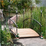 Мостик декоративный для дачи