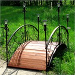 Мостик с фонарями фото с размерами