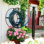 Кронштейн настенный металлический для садового шланга 802-006B 802-006B - фото 116533