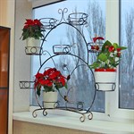 Подставка под цветы на подоконник