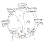 Подставка металлическая белая