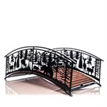 мостик для декора в саду