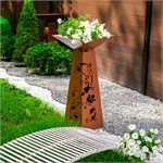 металлический вазон цв.медный