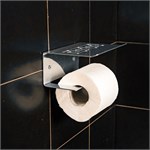 держатель для бумаги в цвете серебро