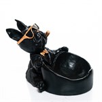 конфетница бульдог U09392 цв.черный конфетница бульдог U09392 цв.черный