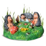 Декоративная крышка веселые ежата