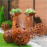 металлический декор для сада