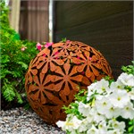 Полигональный Шар Cor-ten 1101 d=58 см металл 1101 - фото 118429