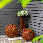 Полигональный Шар Cor-ten 1101 d=58 см металл 1101 - фото 118432