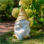 гном цв.белый с золотом