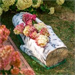 кашпо бревно