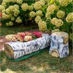 Садовая фигура Пень берёзовый U07904 стеклопластик h=42 см U07904 - фото 118495