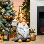 дед мороз из полистоуна